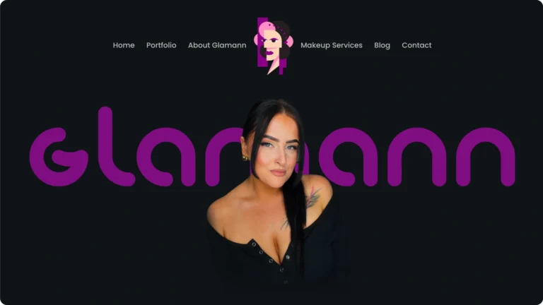 glamann makeup artist dublin web design case study