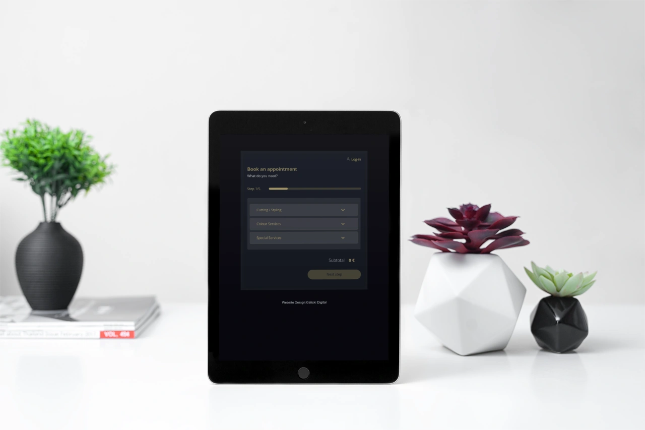 supreme style tablet device mockup